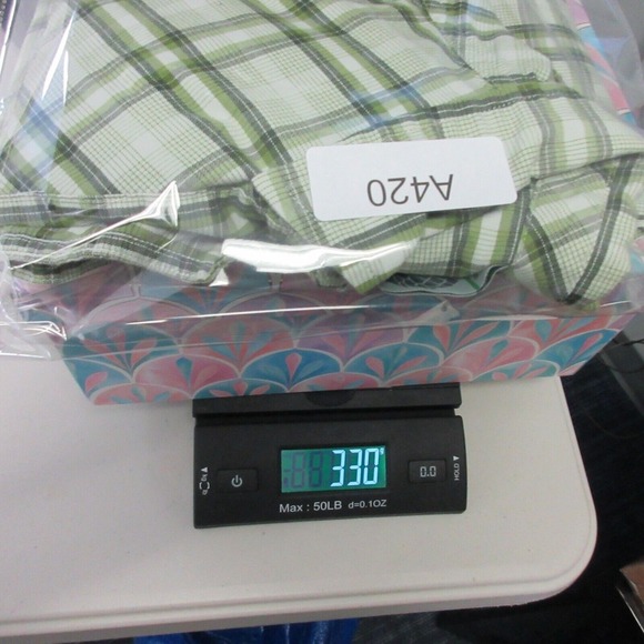 Stio Flannel Pearl Snap Button Down Shirt Men M Green Plaid Western 330 - Picture 9 of 10